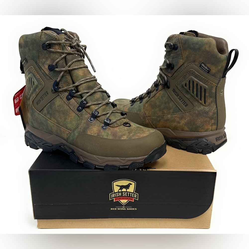 Red Wing Irish Setter Pinnacle 9” Mens Waterproof Work shoes/Hunt Boot - Picture 2 of 14